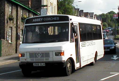 Abbey Coaches Mercedes 811D Autobus Classique J566DJV